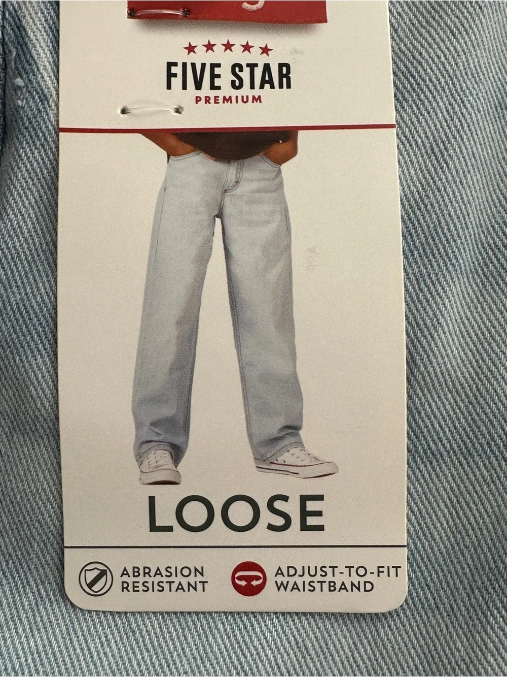 Wrangler boy's Loose Fit Jeans in Light Blue NWT 12 Regular